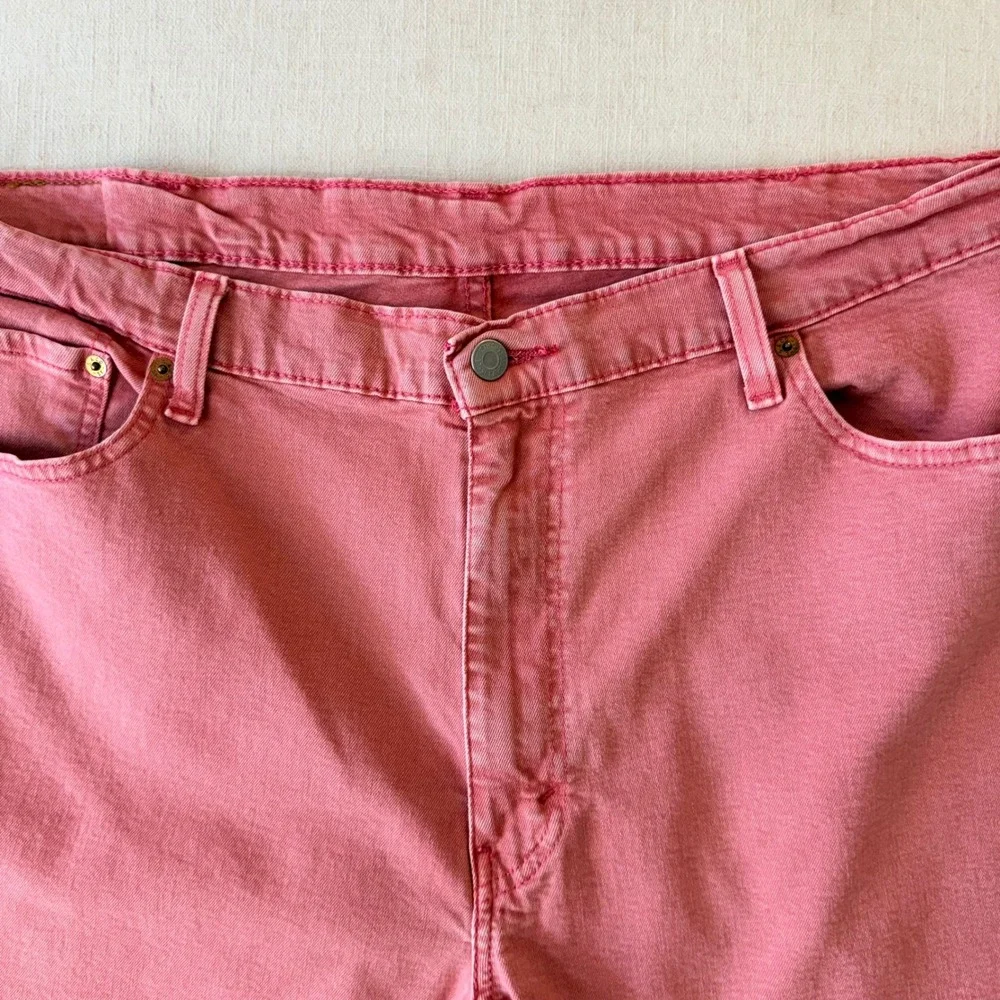 Levi's 511 Fruit Dove Pink Slim Cut-Off Denim Jorts Men's 42